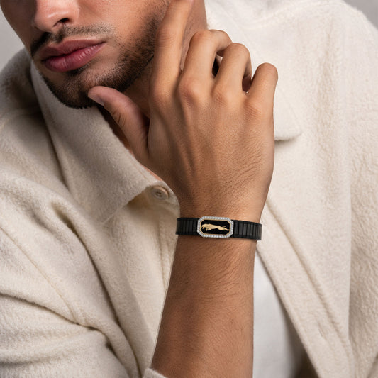 Apex Panther Diamond Men's Bracelet - MH_AI