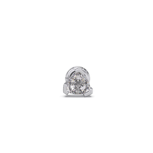 Split Trillion Cut Diamond Men's Stud
