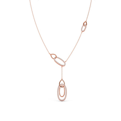 Lariat Necklace with Drop Pendant