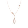 Lariat Necklace with Drop Pendant