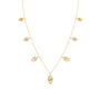 Delicate Pear-Cut Diamond Charm Necklace