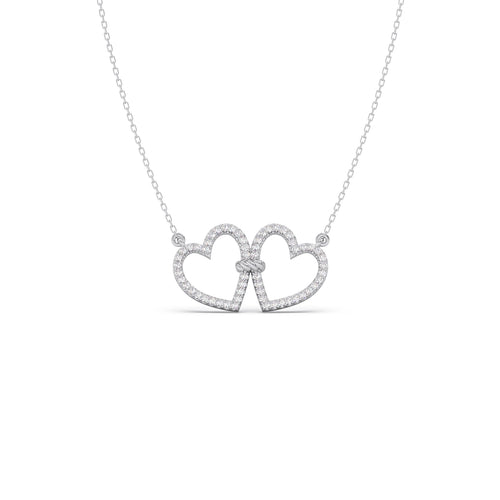 Love Entwined Diamond Necklace