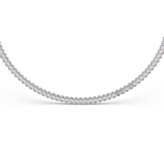 Whispering Ovals Diamond Necklace