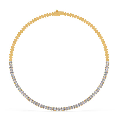 Whispering Ovals Diamond Necklace