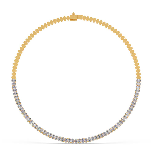 Whispering Ovals Diamond Necklace