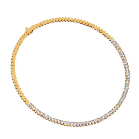 Whispering Ovals Diamond Necklace