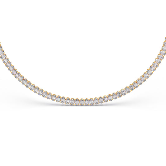 Whispering Ovals Diamond Necklace