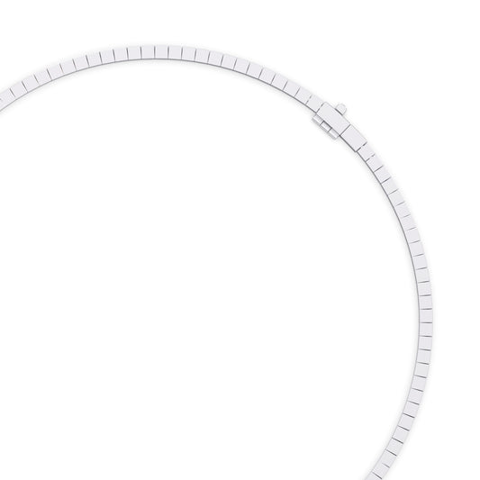 Streamline Sparkle Round Diamond Necklace
