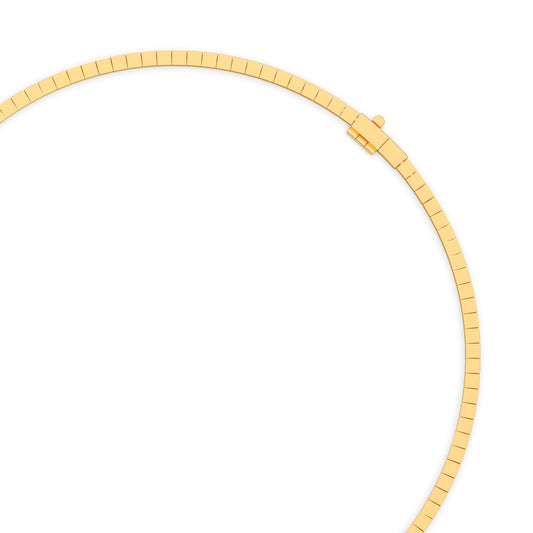 Streamline Sparkle Round Diamond Necklace