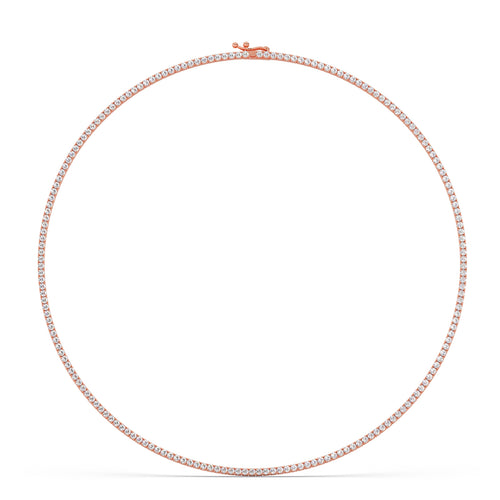 Everbright Loop Diamond Tennis Necklace