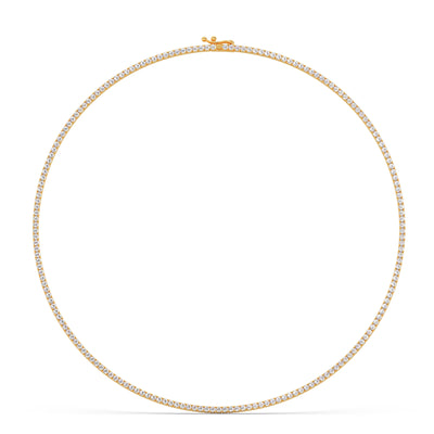 Everbright Loop Diamond Tennis Necklace