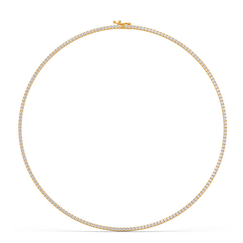 Everbright Loop Diamond Tennis Necklace
