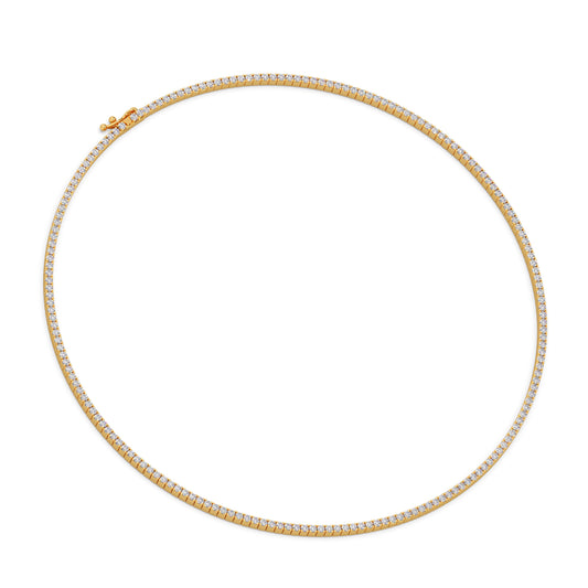 Everbright Loop Diamond Tennis Necklace