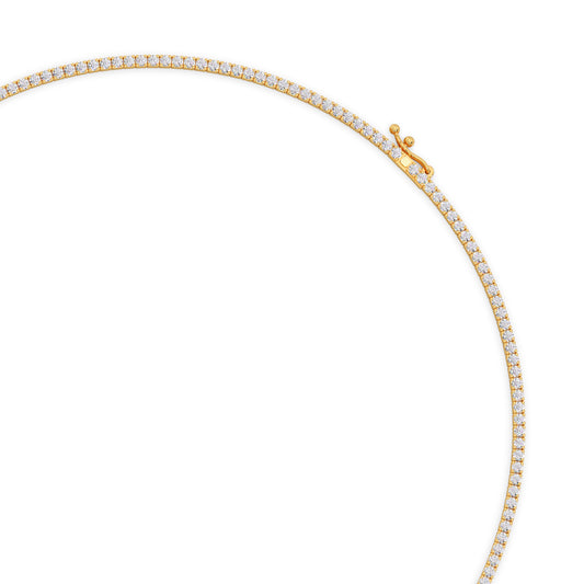 Everbright Loop Diamond Tennis Necklace