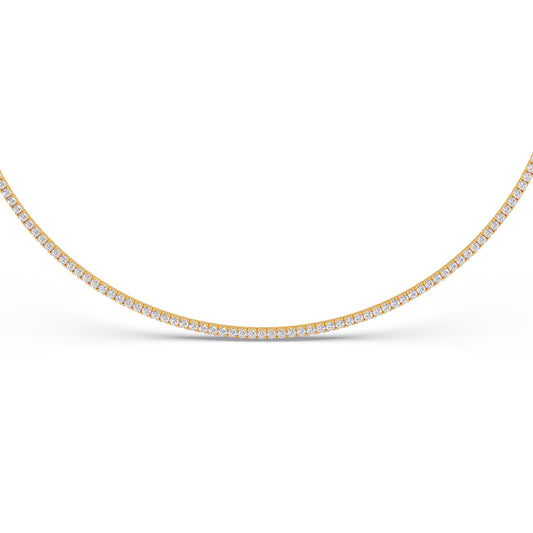 Everbright Loop Diamond Tennis Necklace