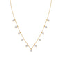Lumina Bloom Round Diamond Necklace