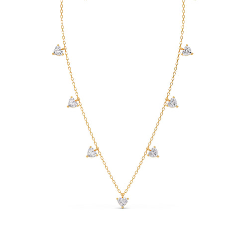 Stardust Heart Diamond Necklace