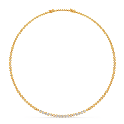 Round Diamond Sparkle Necklace