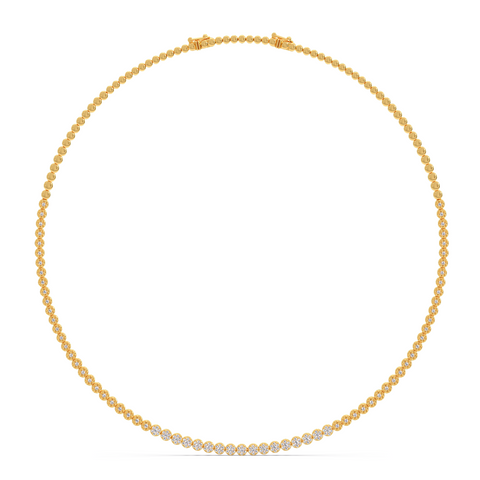 Round Diamond Sparkle Necklace