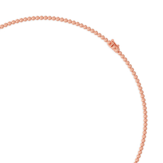 Horizon Glow Round Diamond Necklace