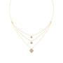 Trinity Halo Diamond Necklace
