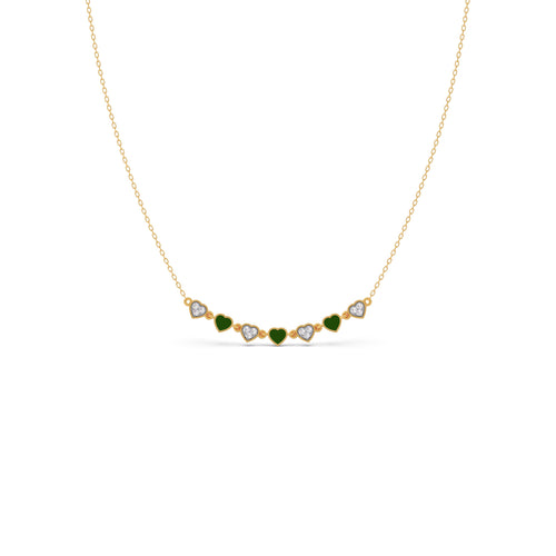 Sparkle Heart Diamond Necklace