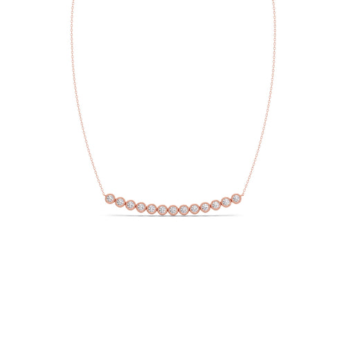 Lustrous Line Diamond Necklace