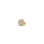 Honeycomb Diamond Nose Pin
