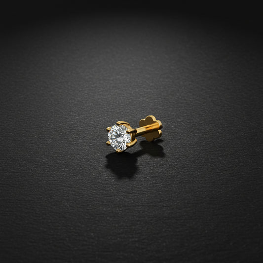Classic Diamond Nose Pin
