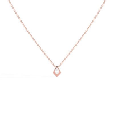 Luminous Pear Classic Solitaire Pendant
