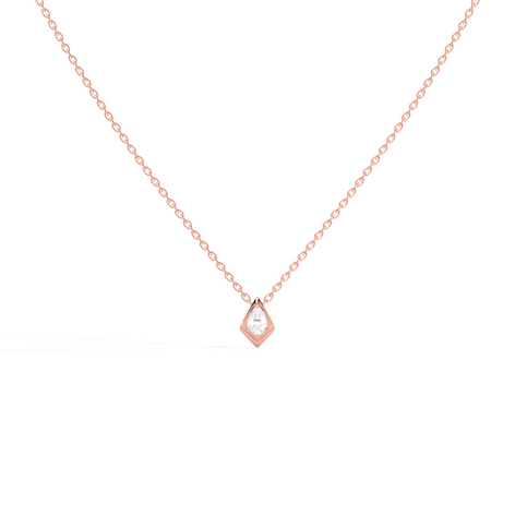 Luminous Pear Classic Solitaire Pendant