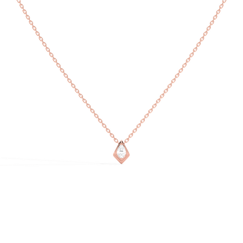 Luminous Pear Classic Solitaire Pendant