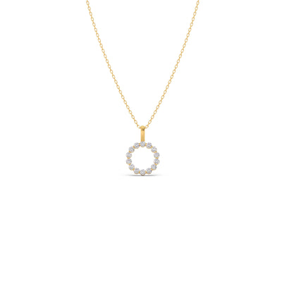 Classic Round Brilliant Diamond Pendant