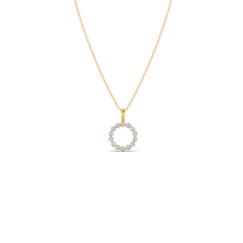 Classic Round Brilliant Diamond Pendant