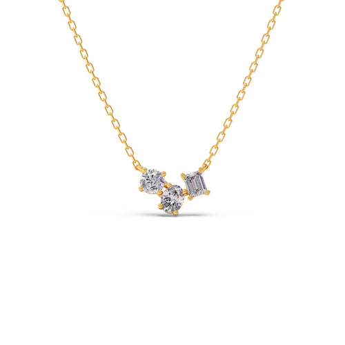 Trinity Sparkle Diamond Pendant