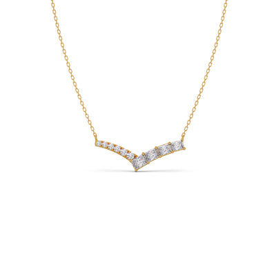 Diamond Chevron Pendant