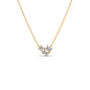 Emerald, Asscher & Oval Diamond Trio Pendant