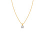 Round Solitaire Classic Diamond Pendant