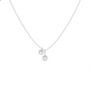 Dangling Round Solitaire Pendant