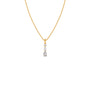 Pear, Oval, Round Shape Diamond Pendant