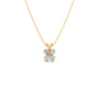 Round & Pear Diamond Butterfly Pendant