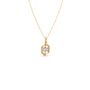 Hexa Round Diamond Pendant Necklace