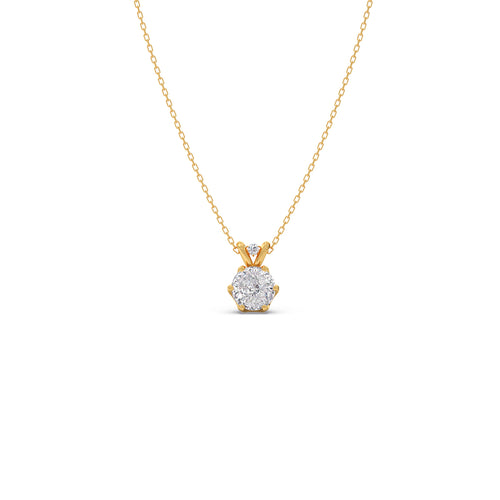 Portuguese Diamond Pendant Necklace