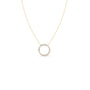 Circle of Brilliance Diamond Pendant Necklace
