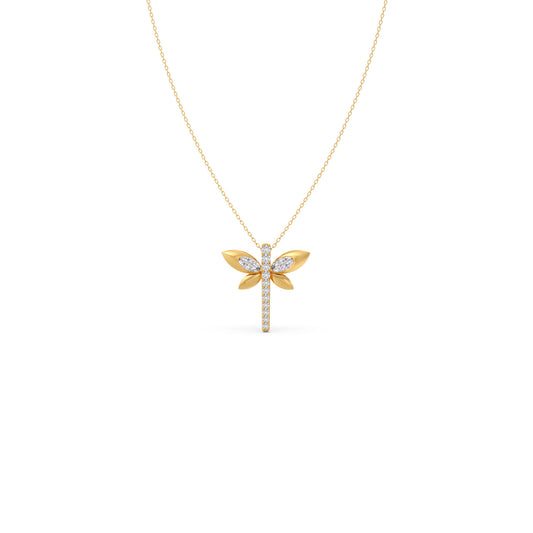 0.60 ct Solitaire Marquise Diamond Pendant Necklace