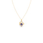 Blue Evil Eye Diamond Pendant