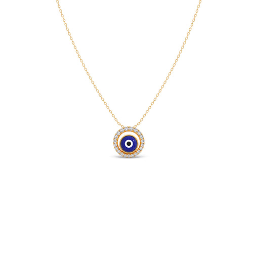 Round Diamond Nazariya Pendant