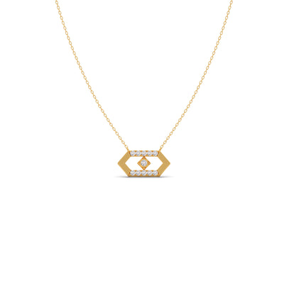 Hexora-Moving Diamond Nexus Pendant