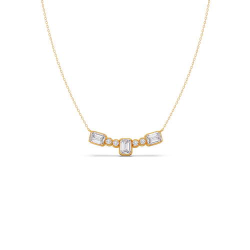 Solitaire Emerald Radiance Pendant