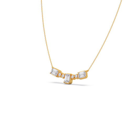 Solitaire Emerald Radiance Pendant